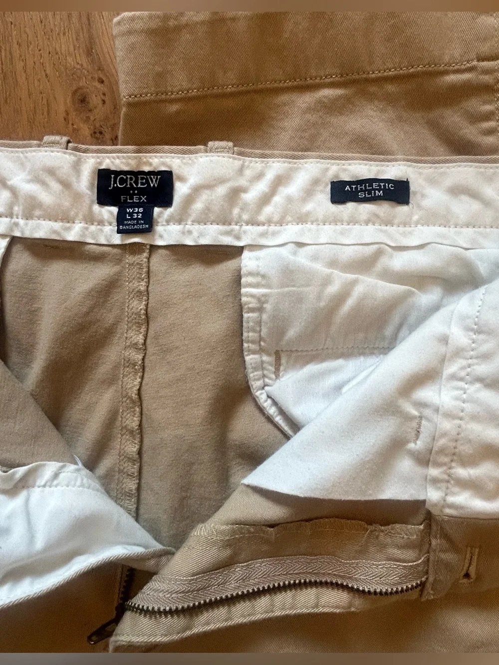 J.Crew Athletic Slim Fit Chino 36/32
